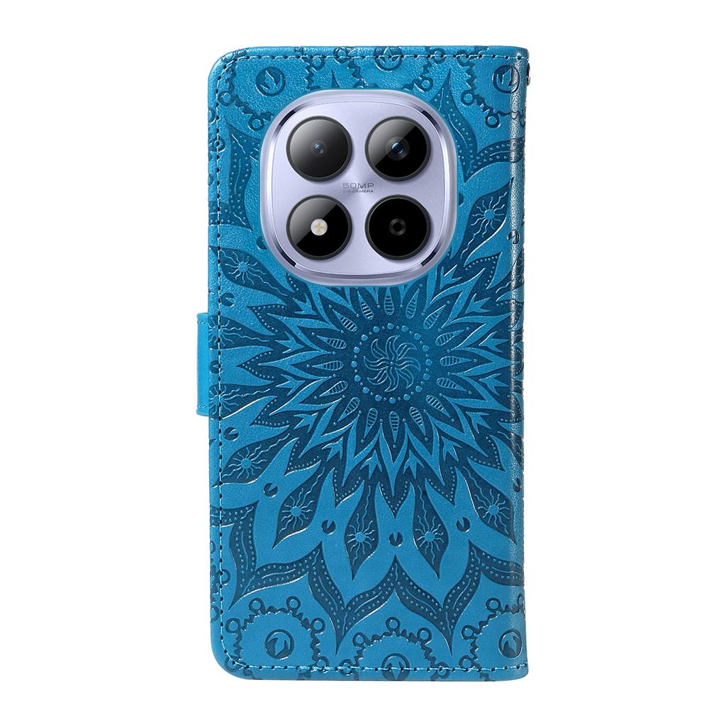 For Xiaomi Redmi Note 15 Pro 5G (Global) Leather Wallet Case Sunflower Imprinted Phone Cover