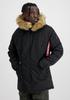 Зимняя куртка Alpha Industries N3B Fliegerparka (100106) schwarz (100106-03)