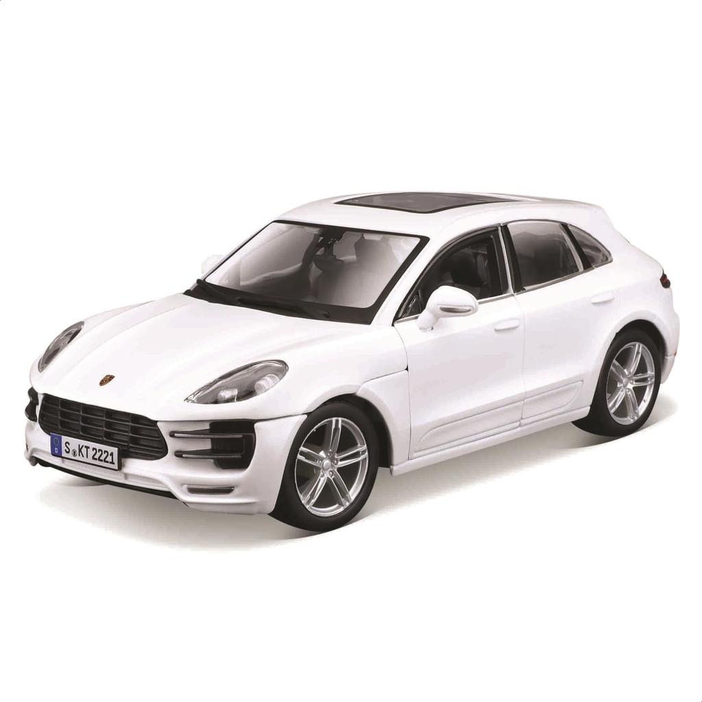 Bburago Porsche Macan White Diecast Model Finished Product WT 1/24 / Car, 18-21077