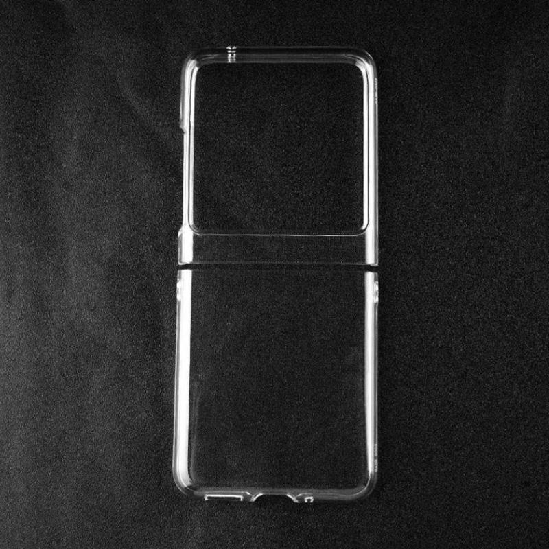 

For Motorola Razr 40 Ultra 5G Transparent PC Phone Case Two-Piece Design Phone Cover A