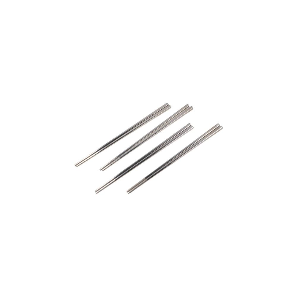 1 Pair Tip End Stainless Steel Chopsticks Chinese Auspicious Patterns Sushi Sticks  Japanese Food