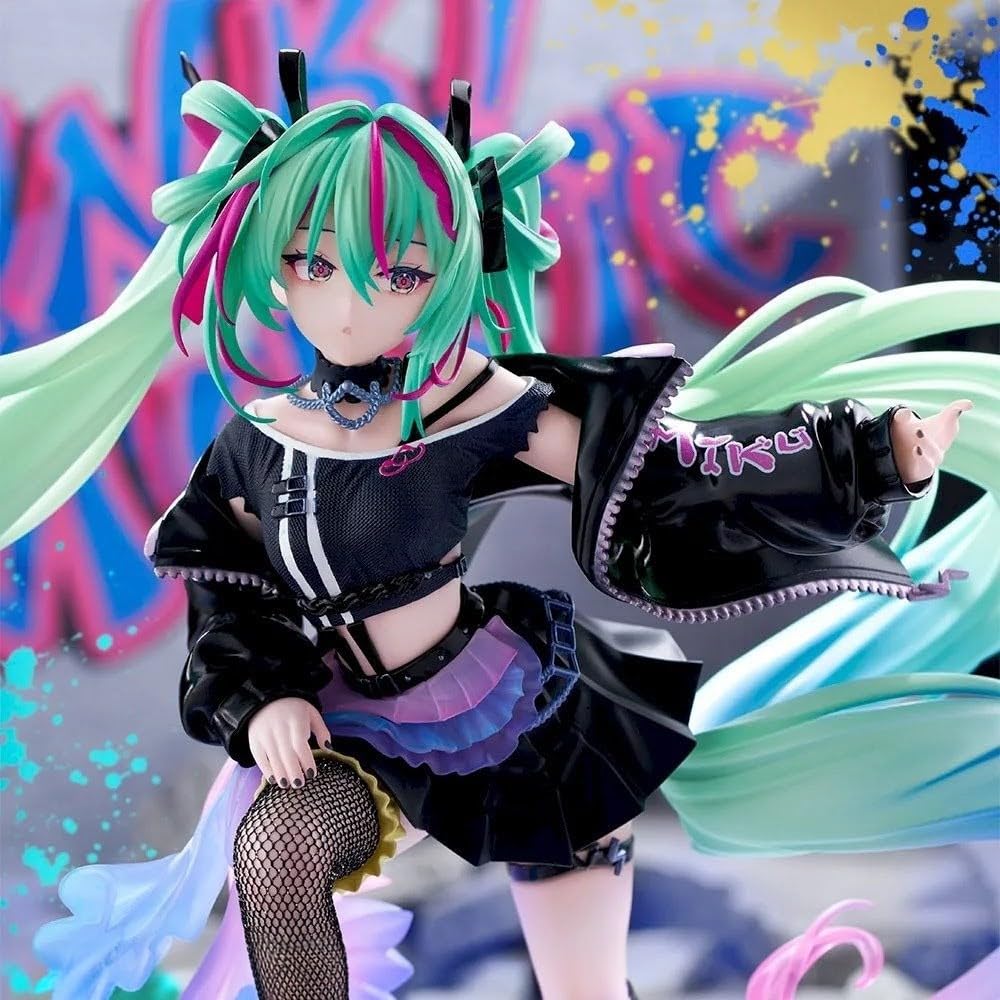 Hatsune Miku Series Hatsune Miku Approximately 20 X 23 Cm Figure Punk! FIGURIZM Size