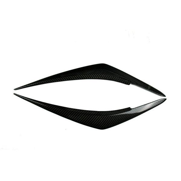 1 Pair Carbon Fiber Headlight Eyebrow Stickers for 22-25 Subaru Impreza WRX STI