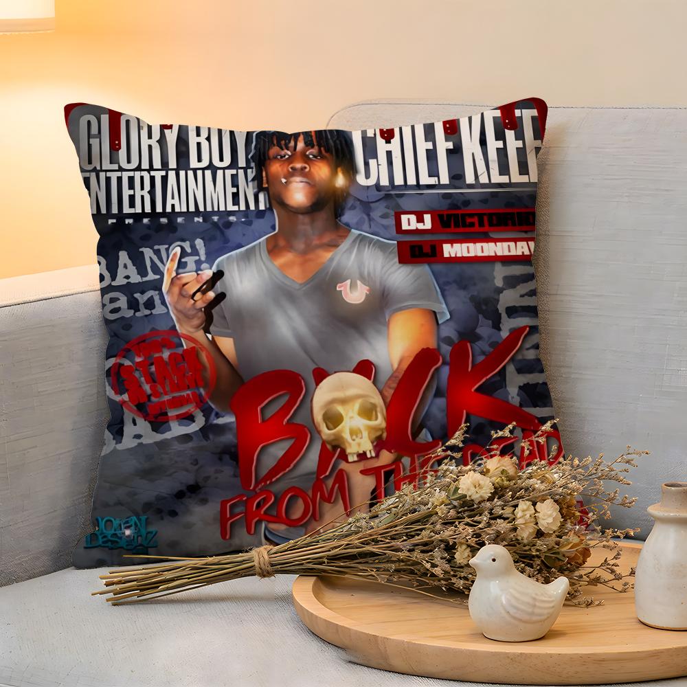 

Cushion Cover Linen SkinFriendly Soft Decorative Case for Sofa Home Decor CChief KeefS Album cover Pillow cover 30x30cm