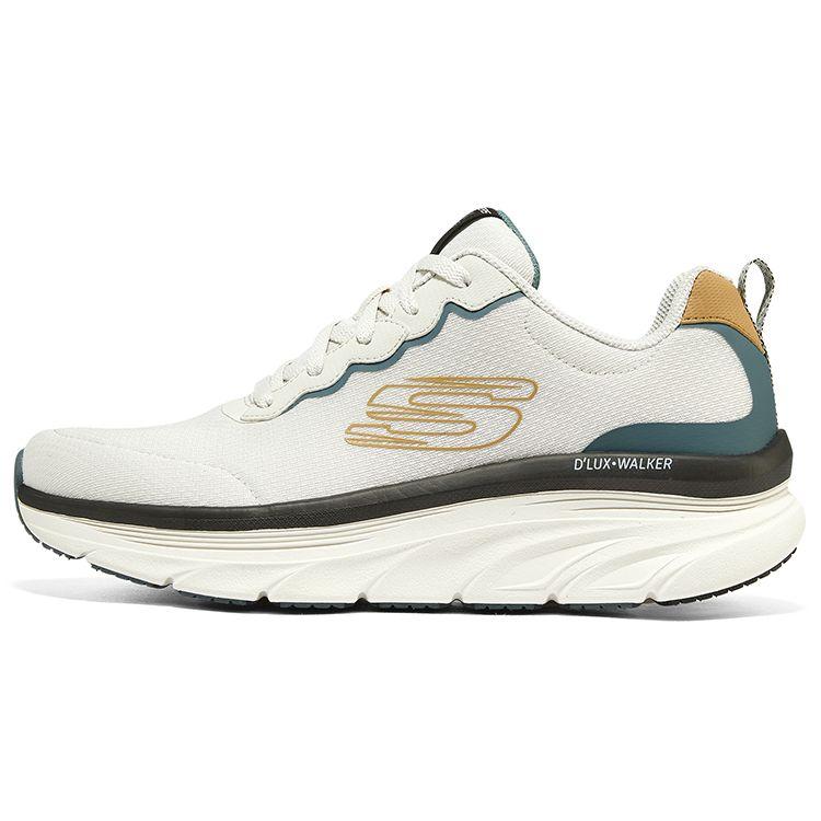 Skechers Comfortable Fabric Low Top Running Shoes Men sneaker White 232264-OFWT 44
