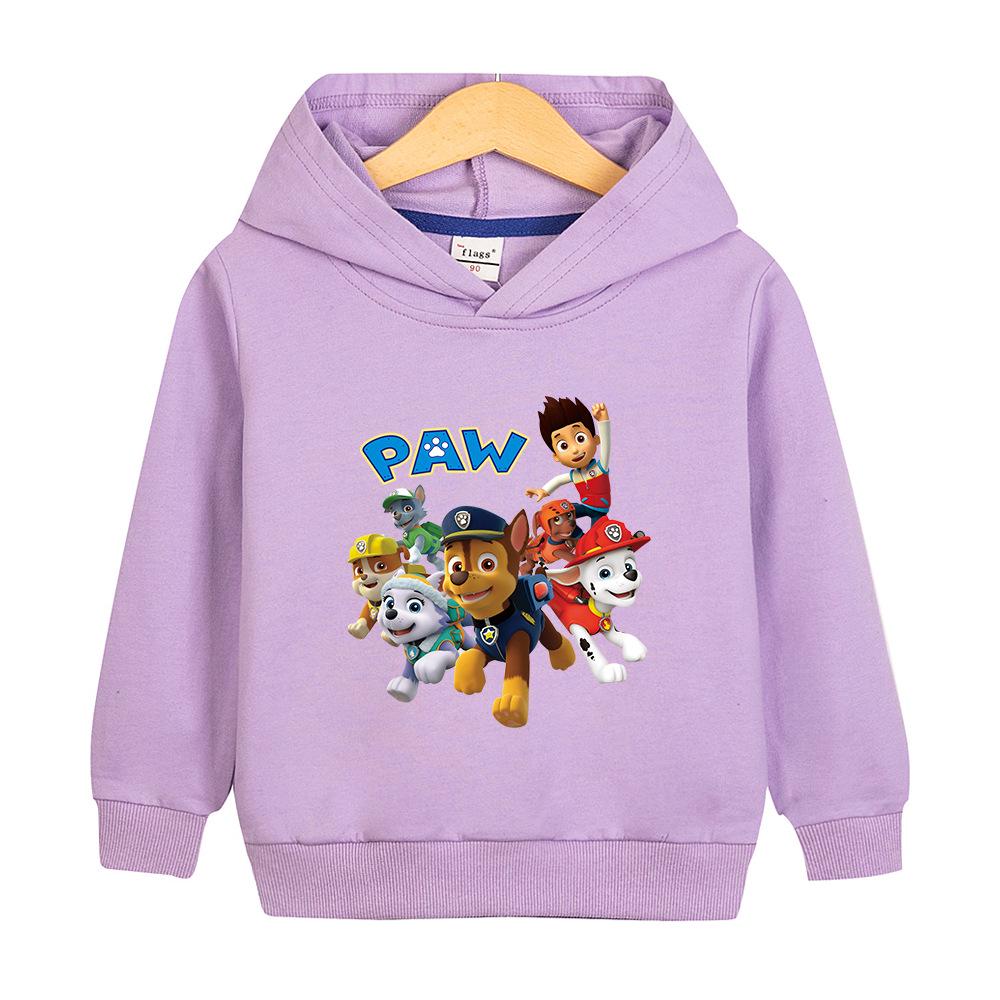Paw Patrol Boys' Hooded Sweatshirt - Stylish, Loose-Fit Autumn Jacket for Kids