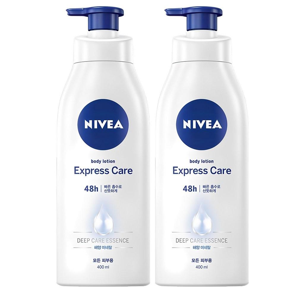Nivea Express Body Lotion, 400ml, 2 units