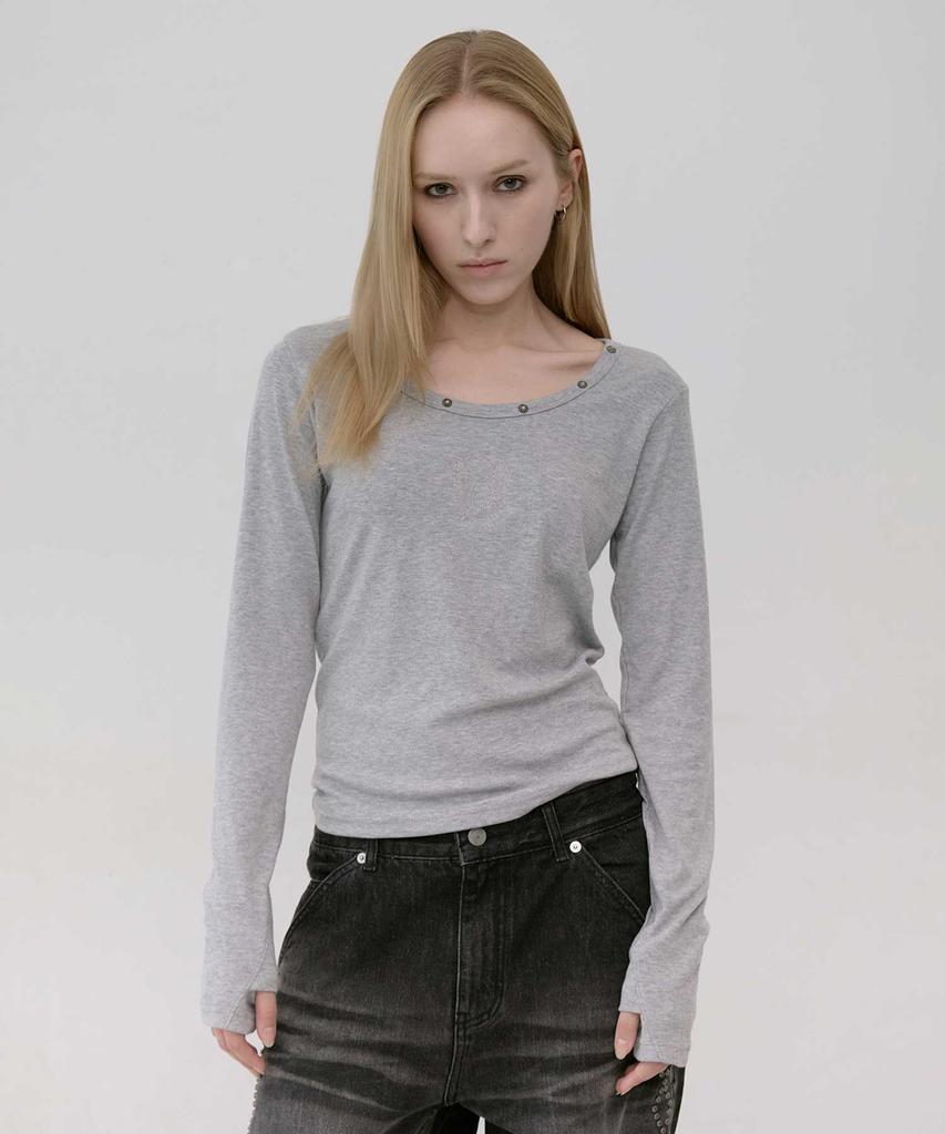 LEKIM Lwe U-Neck Long Sleeve (Gray)