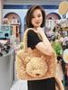Autumn Winter Plush Bear Shoulder Bag Women Large Capacity Portable Laptop Tote Trendy Fashion Handbag