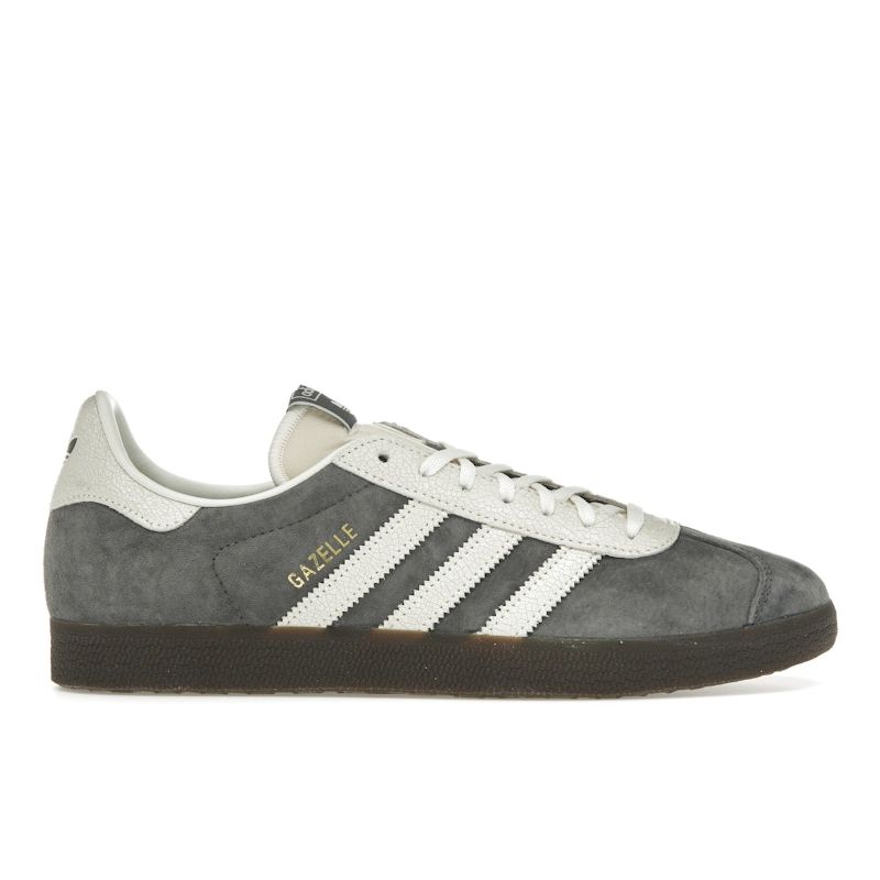 adidas Originals Unisex Gazelle Grey Off White Gum Casual Sneakers JH6378 42.5