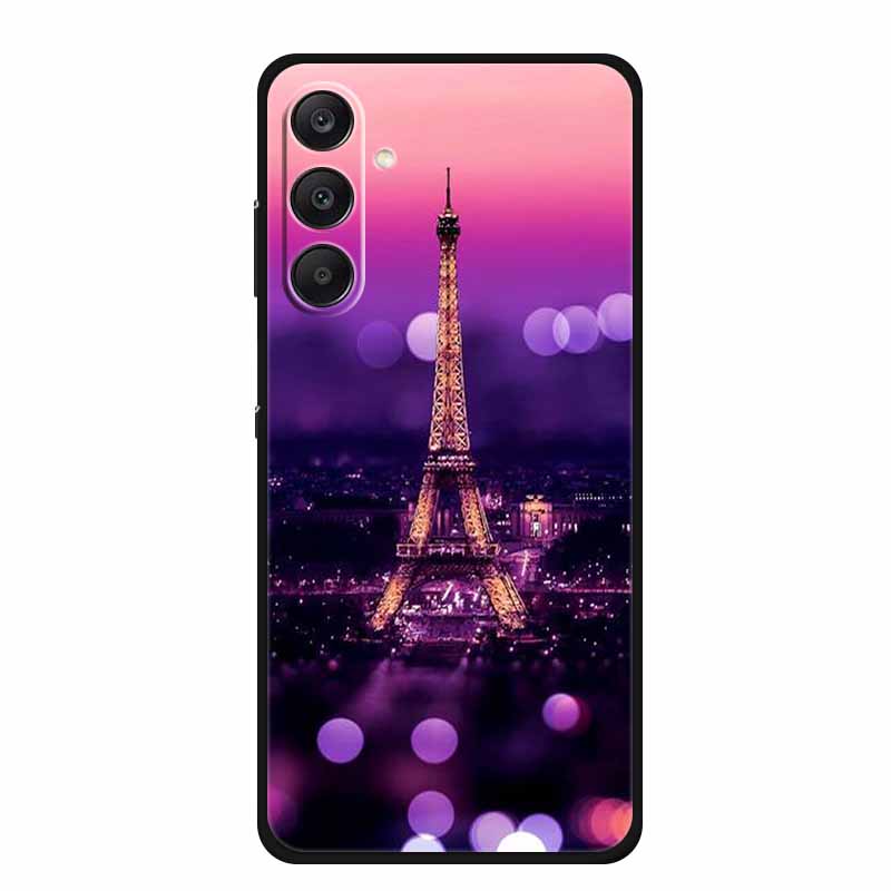 For Samsung Galaxy A36 5G Case Soft Silicone Cover Black Bumper TPU Phone Cases For Samsung A36 Case A 36 5G Funda Back Cover