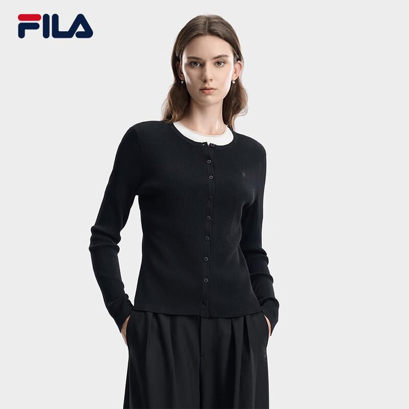 Fila Women's Slim Fit Faux Two-Piece Cardigan Jacket