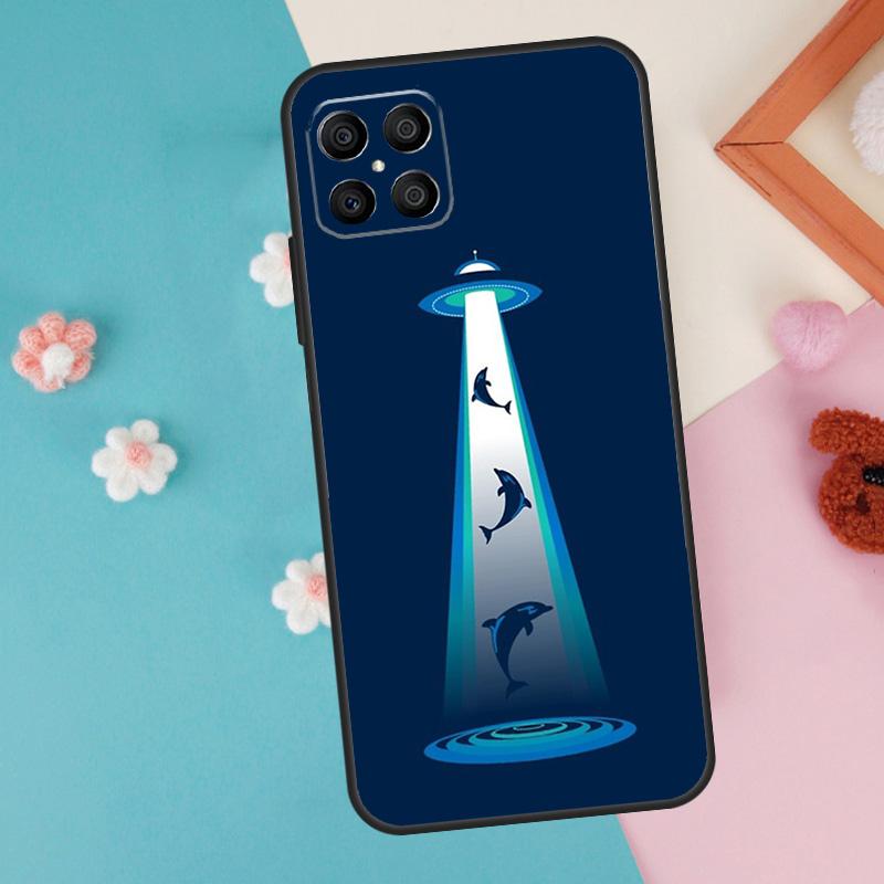Ocean Dolphin Case For Honor Magic 7 5 6 Lite Pro Honor X8b X9b X9a X8a X8 X9 X9c 50 70 90 200 Lite Cover