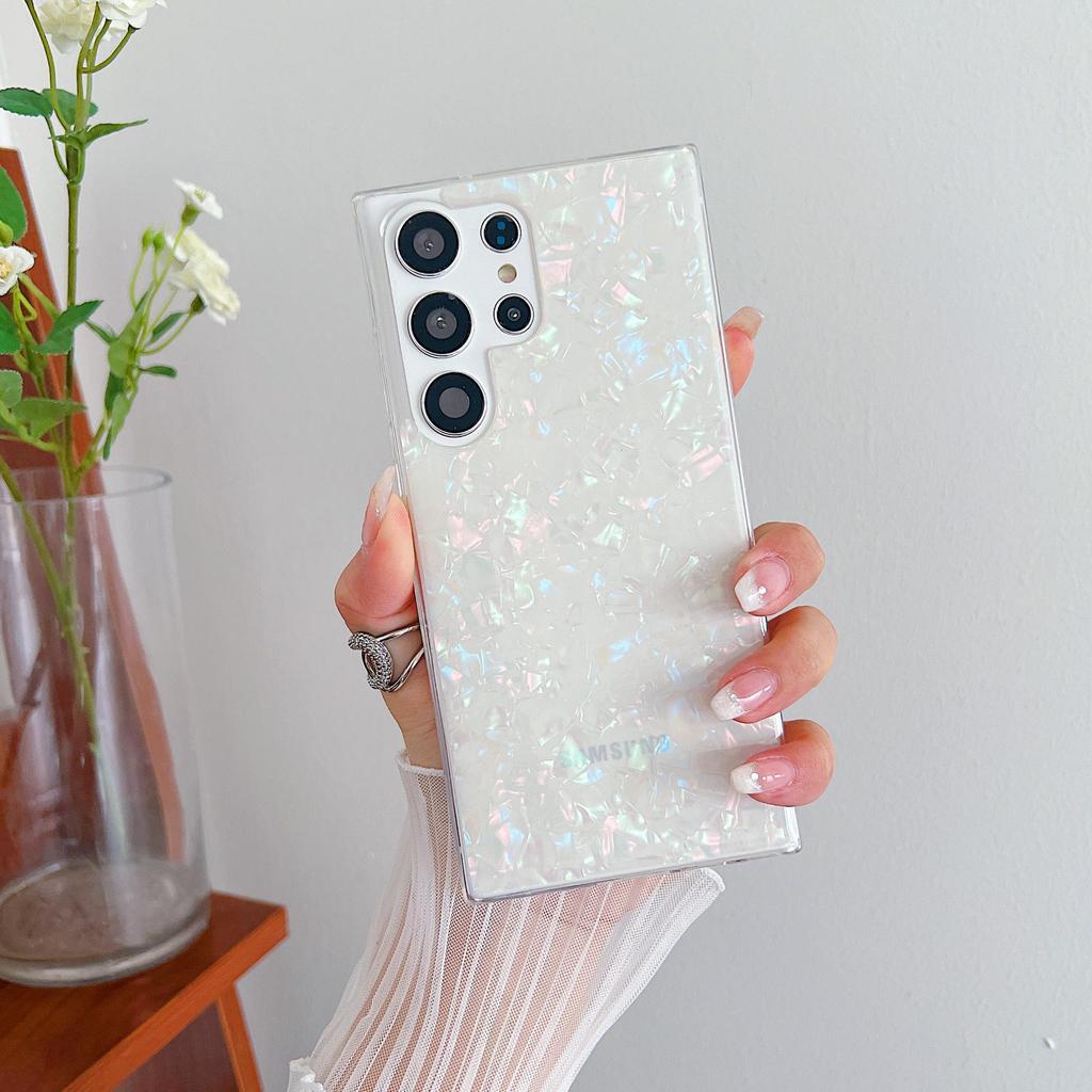 Colorful Shell Pattern Phone Case for Samsung S25US24FE/S23+/A14/A35/A55 5G/Note20U