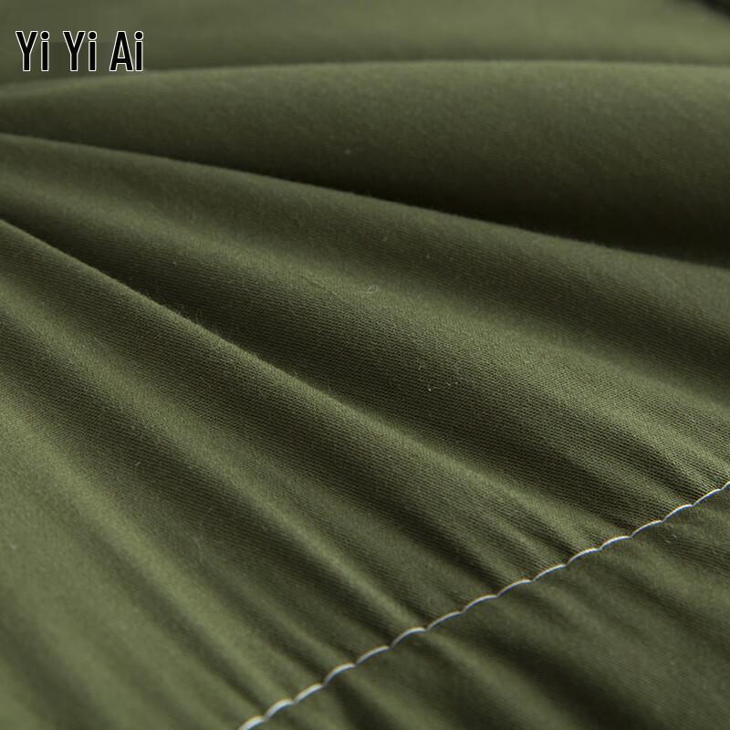 Yiyiai 100% Cotton Military Green Duvet