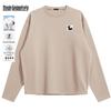 Mark Fairwhale Men's American Retro Pure Cotton Long Sleeve Crewneck T-Shirt