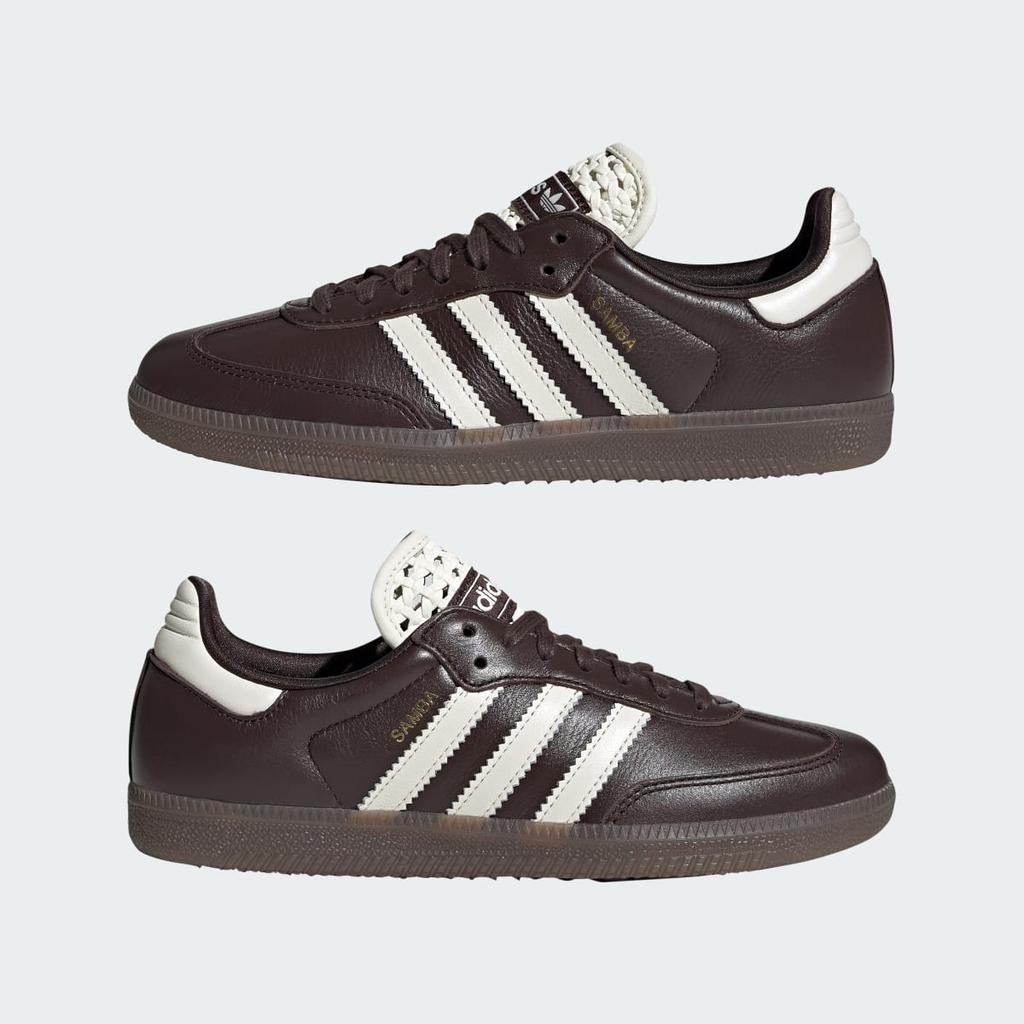 adidas SAMBA OG IH3982 Unisex Originals Sneakers Aurora Coffee / Off White / Gold Metallic