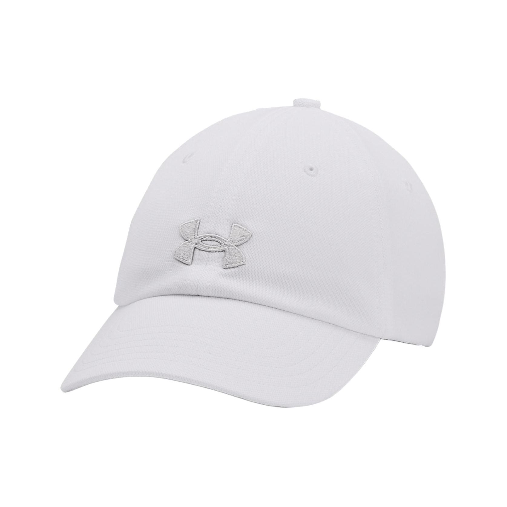 Under Armour Бейсболка из полиэстера с логотипом Женские кепки Белый 1376705-100 OSFM