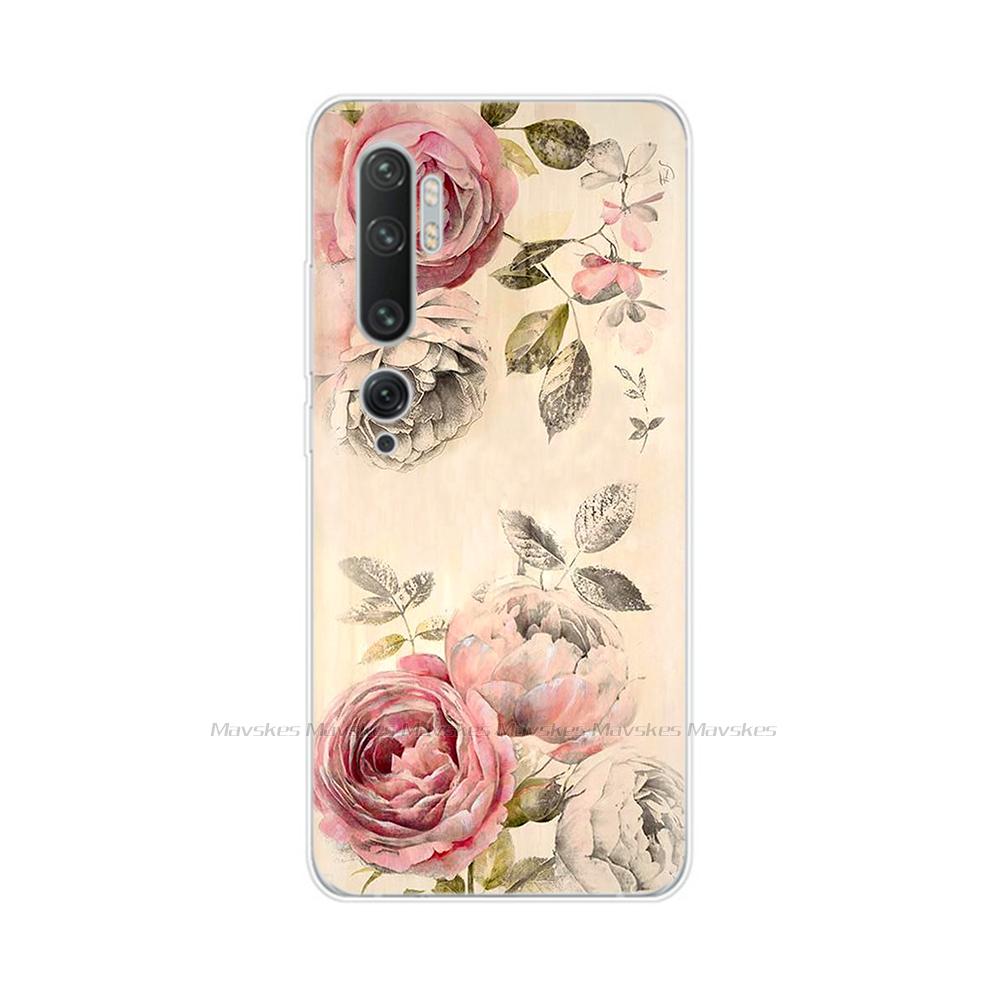 Case for Xiaomi Mi Note 10 Pro Case Soft TPU Silicon Cover for Xiomi Mi Note 10 Note10 Pro Case Coque Bumper Shockproof Shell