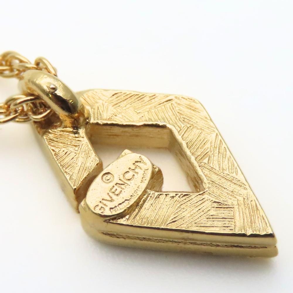 Used Givenchy Necklace metal/Rhinestone 5.4g gold plating