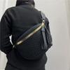Women'S Mesh Saddle Bag Retro Casual Ultra-Light Portable Versatile Oblique Span Bag
