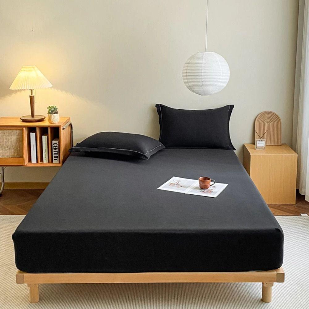 Waterproof Mattress Cover Solid Color Bedspread Bed Cover Matress Protector Hotel