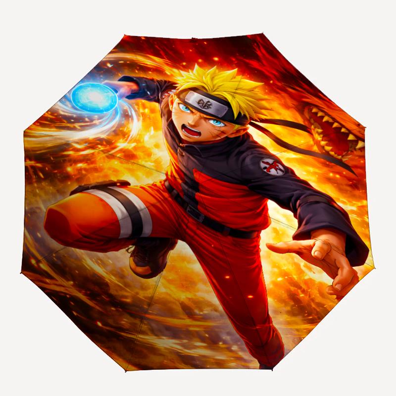 1pc Naruto2 Umbrella, Sun Protection, And UV Shielding. It Has Eight Sturdy Ribs for Outdoor Use And Perfect As a Holiday Gift