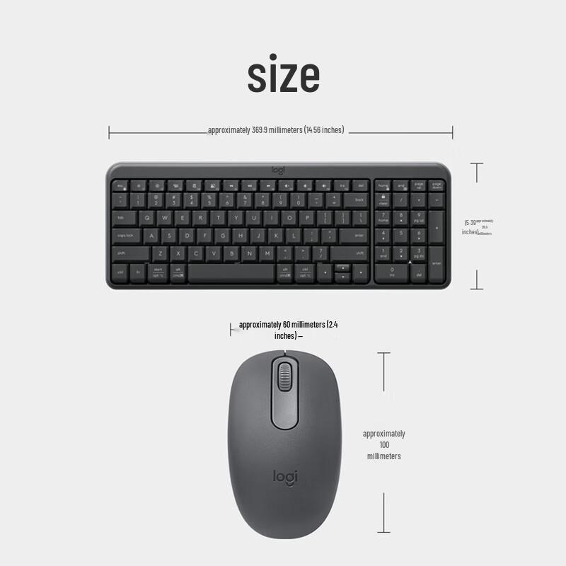 Logitech G Kabelloses Tastatur-Maus-Set