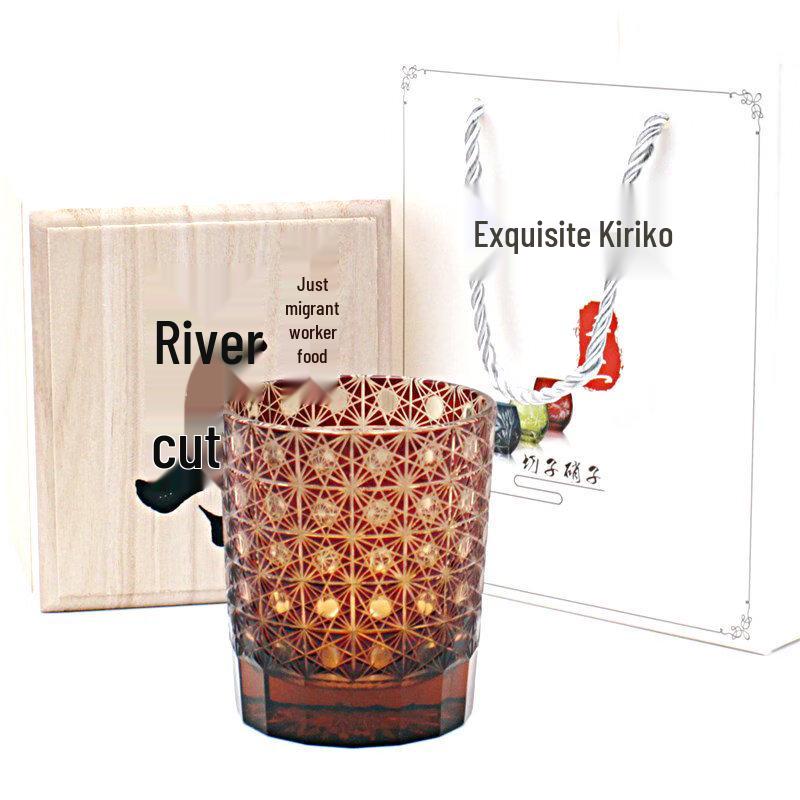 

Japanese Edo Kiriko Crystal Whiskey Glass