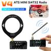 AMNVOLT V4 ATS MINI SI4732 All Band DSP Radio FM/AM/SSB/LSB/USB Receiver Built-in Hi-Z Headphone Amplifier Genuine
