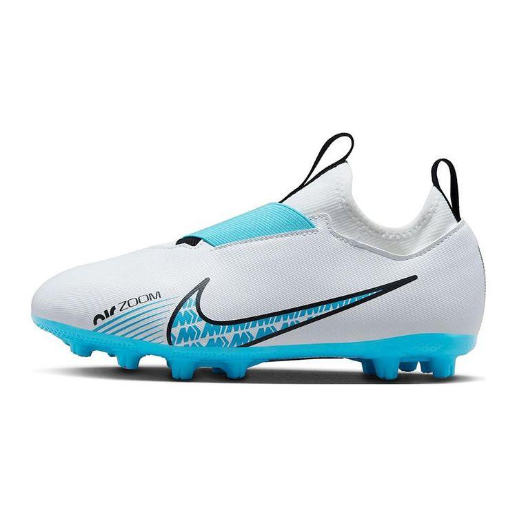 Nike Air Zoom Vapor 15 Academy HG Soccer Shoes Kids Footwear Blue White DJ5618-146