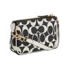 COACH Nolita Leather Shoulder Bag , Handbag Mini Women's Black White (Unisex) Handbags CP251 IMA47