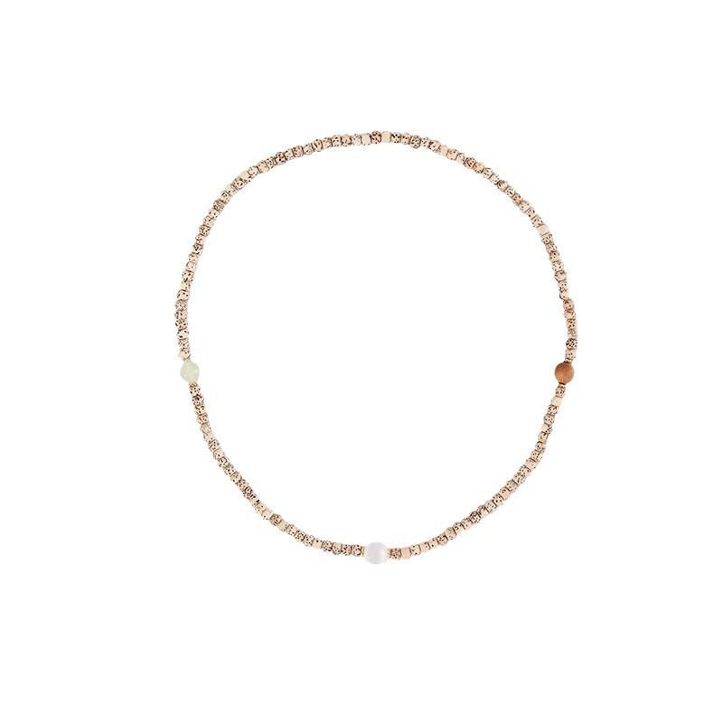 Bracelet Naturel en Perles Bodhi Étoile et Lune pour Femmes, Bracelet Perlé Style Chinois Vintage, Chaîne Bodhi, Cadeau pour Petite Amie pour le Festival Qixi