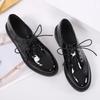 Herbst Frühling Damen Oxford Schuhe Komfort Damen Polnische Designer Niedrig Absatz Freizeit Schuhe Britischer Stil Damenschuhe