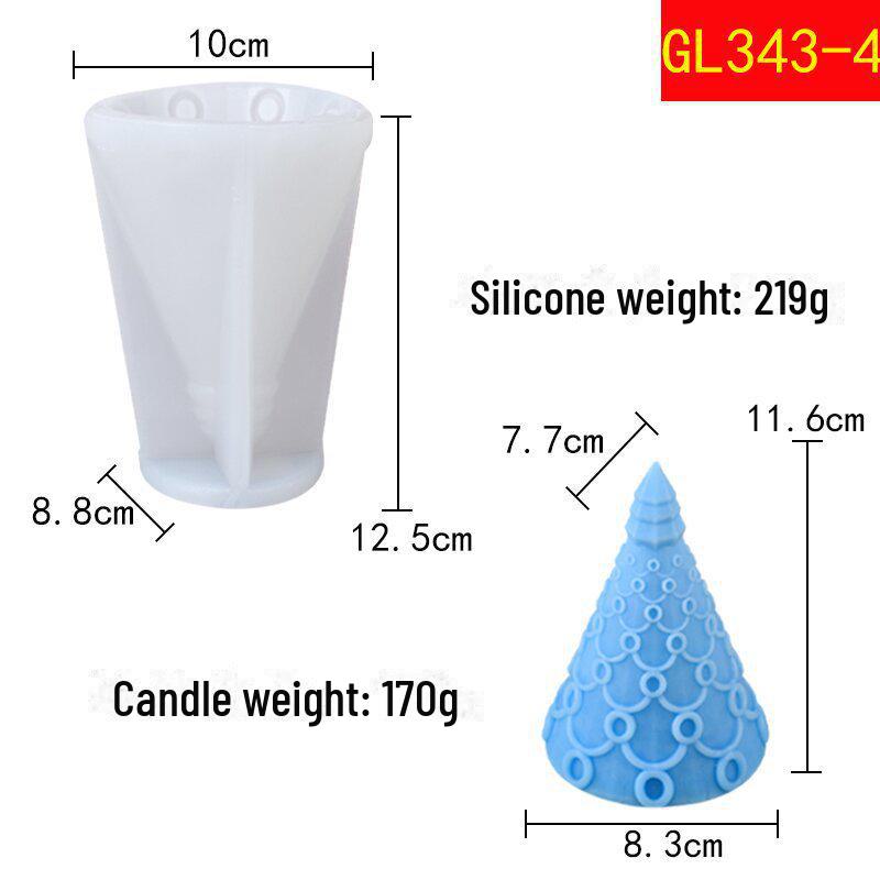 

Форма для ароматерапевтической свечи Chou Kai Pine Cone - Серия подарков своими руками на рождественскую елку