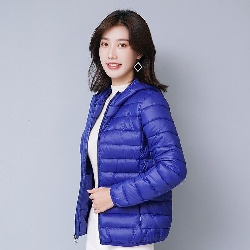 

Женская легкая хлопковая куртка для межсезонья 2023 года, однотонная, корейский стиль, универсальная, короткая и облегающая 3XL, recommended for 67.5-75 kg