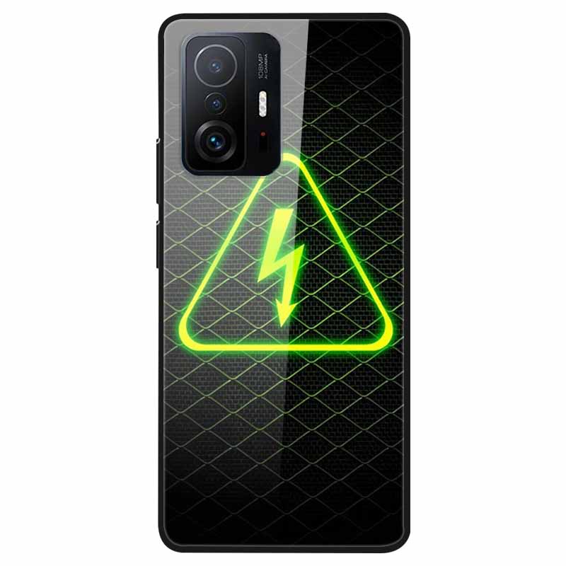For Xiaomi 11T Tempered Glass Case Soft Bumper Hard Funda For Xiaomi mi 11T Pro Phone Case 11 T 11T Pro 11TPro Back Cover Shells