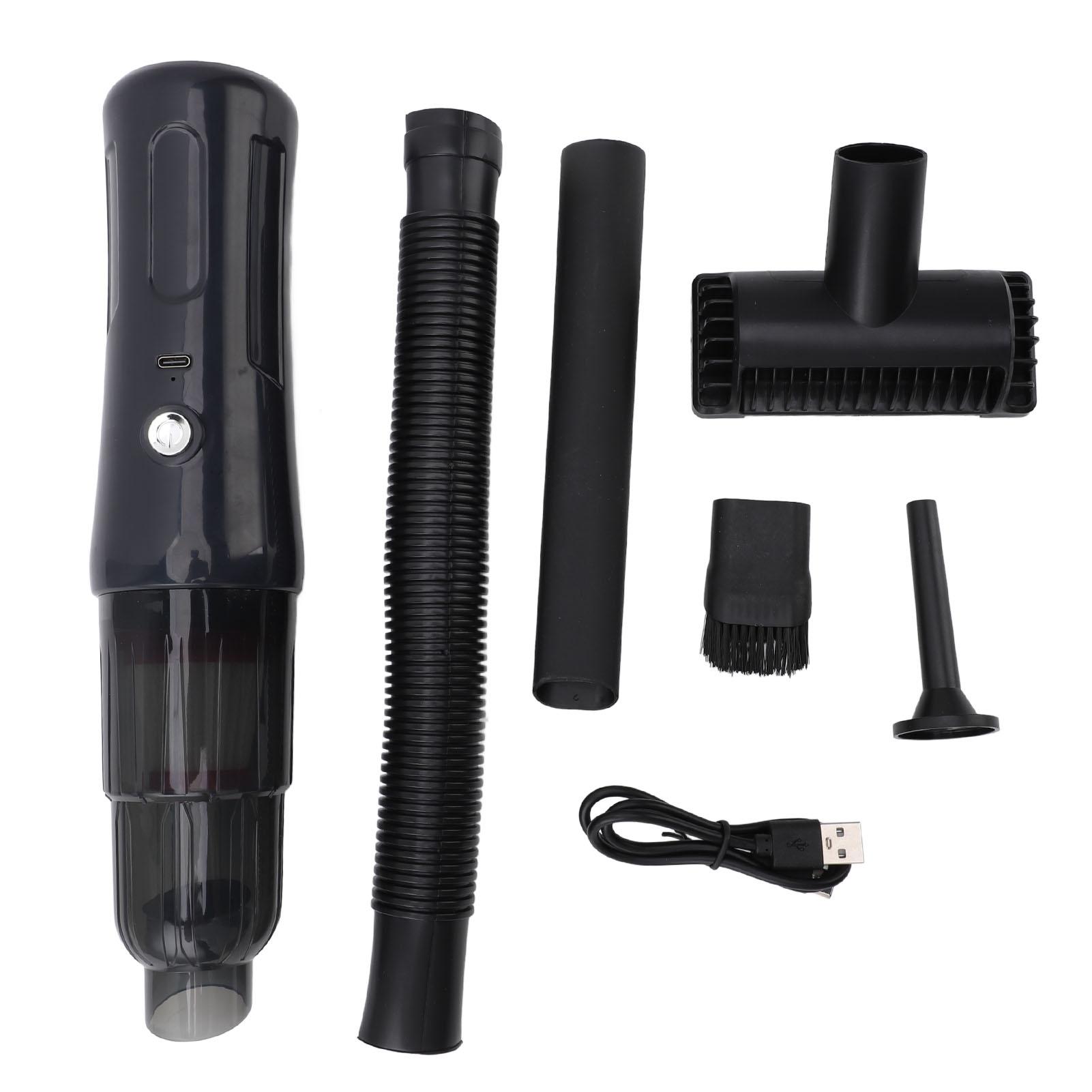 

Car Vacuum and Air Duster 3300pa Suction Power Cordless Handheld Car Home Vacuum Cleaner with 5 синий