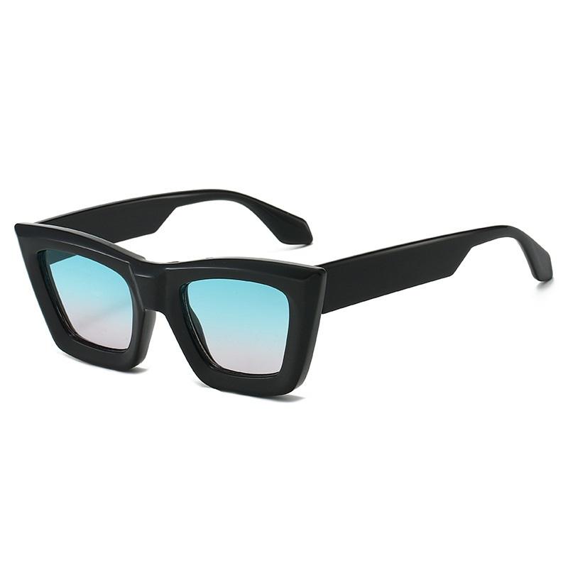 New Fashion Gradient Cat Eye Sunglasses Women Vintage Square Shades Brand Designer  Luxury Sun Glasses Uv400 Eyewear