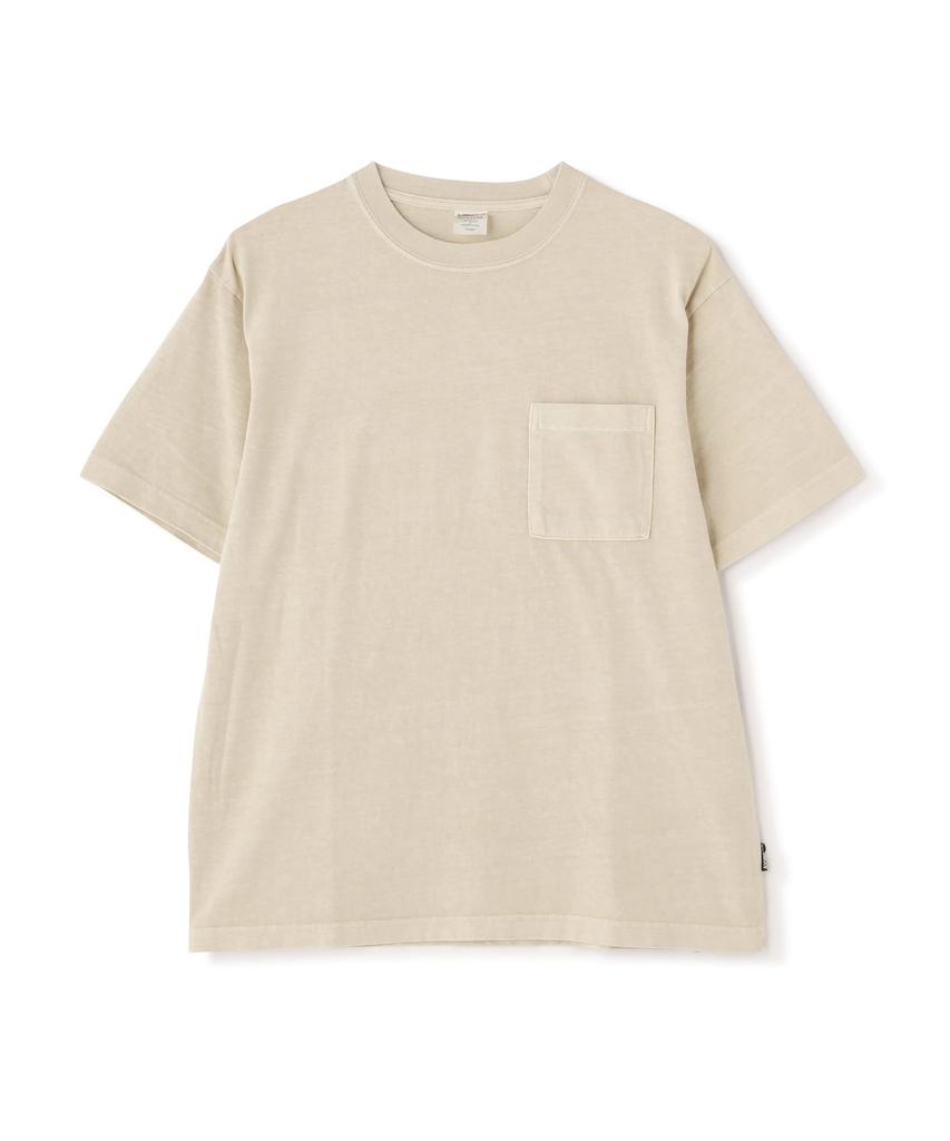 AVIREX DAILY SHORTSLEEVE FADE WASH POCKET T-SHIRT Men's XL 023 Light Gray 783-3934010