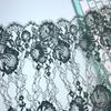 3m x 24cm Chantilly Lace, Non-stretch French Eyelash Lace Trim for Lingerie, Bra, Underwear, Lingerie, Dress, Garment, Sewing & Crafting