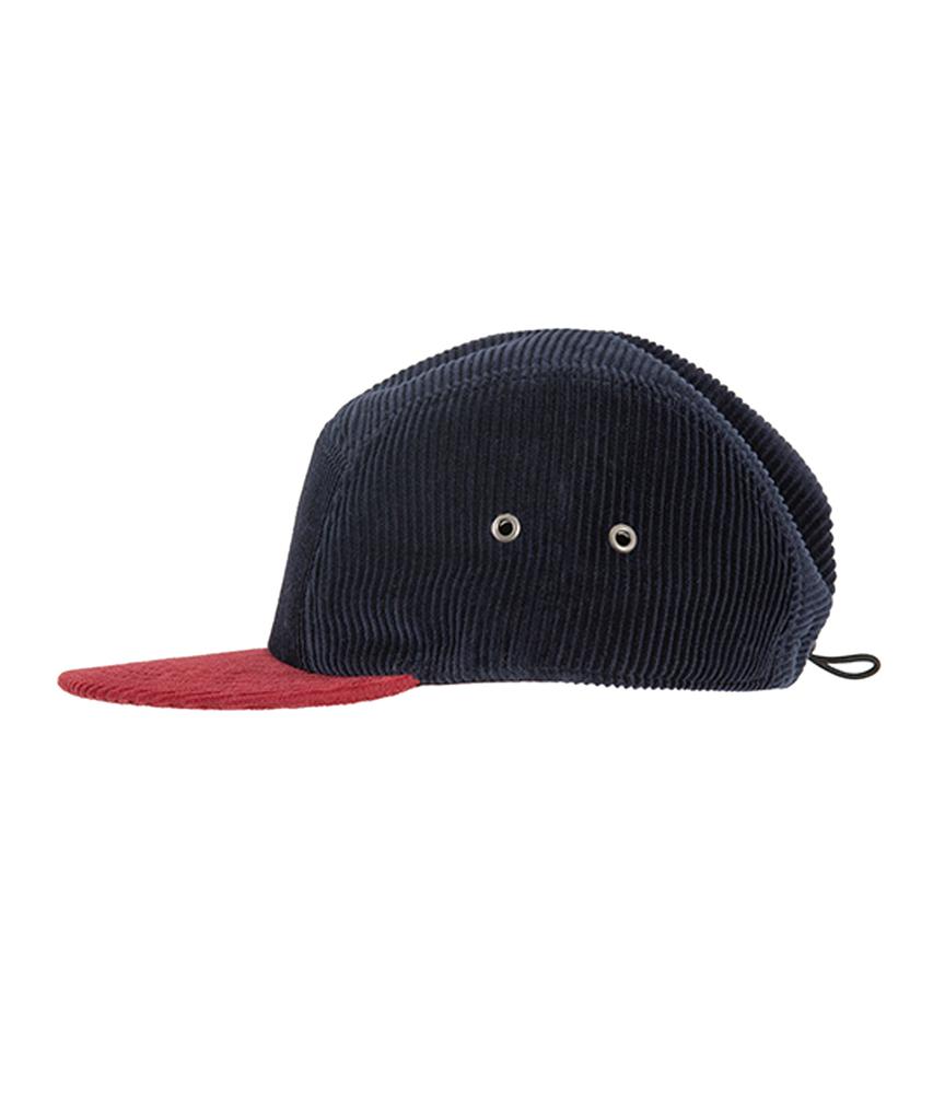 Gesison Corduroy Logo Camp Cap_Navy