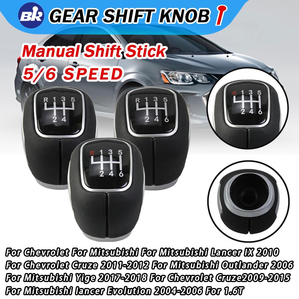 New Product Manual 5/6 Speed Gear Shift Knob For Chevrolet For Mitsubishi For Mitsubishi Lancer IX 2010