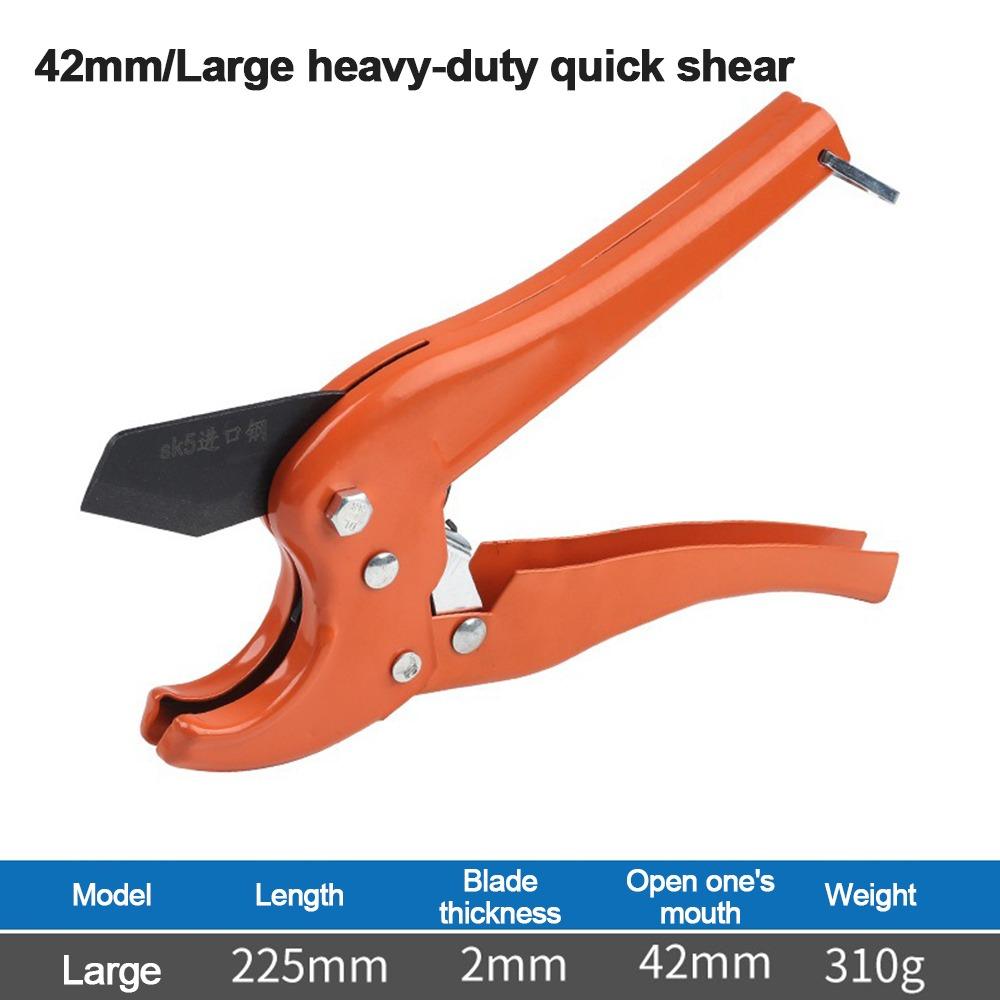 With SK5 Blade Pipe Cutters Ratchet PVC Pipe Shears New Plastic Pipe Cutter  Plastic Hoses
