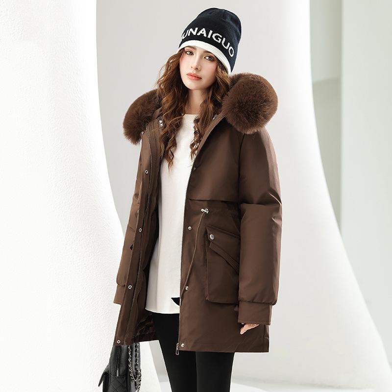 One dress three wear live removable pie overcome women's new thermal cotton clothes cotton coat new pie overcome