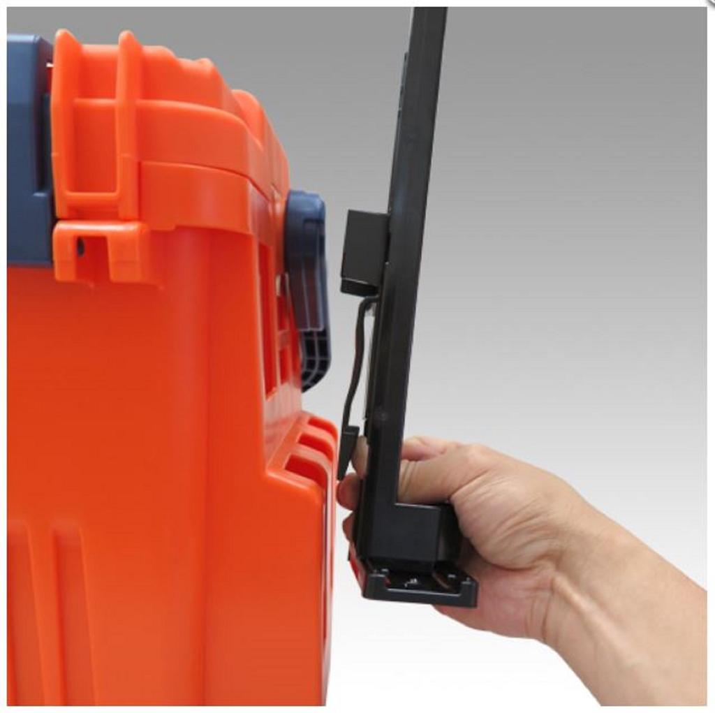 Meiho Držák světelné tyče BM-250 (50 x 54 x 283 mm) Jasná černá (6082)