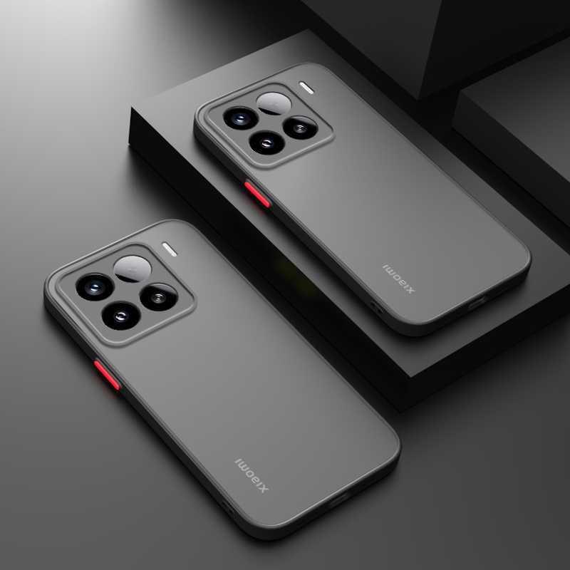 For Xiaomi 15 Pro Case for Xiaomi Mi 15 Pro Cover Coque Funda Matte Translucent Hard PC Phone Bumper For Xiaomi 15 Pro For Xiaomi 15 Pro чёрный