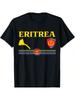 Eritrea Vlag Eritrea Landkaart Liefde Eritrea Trots Eritrees T-shirt
