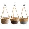 Home Decor Garden Plant Storage Basket Hanging Flower Pot Woven Indoor Outdoor Flower Pot Rack Lace Plant Hanger