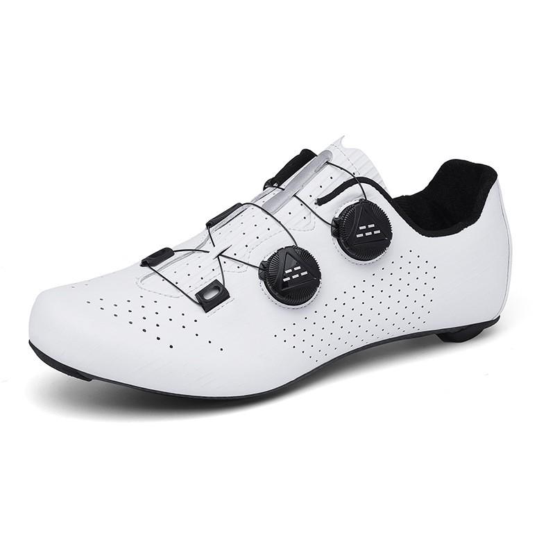 Mens Carbon Fiber Road Cycling Shoes With Stiff Sole SPD-Compatible Lightweight Performance Bike Bikes